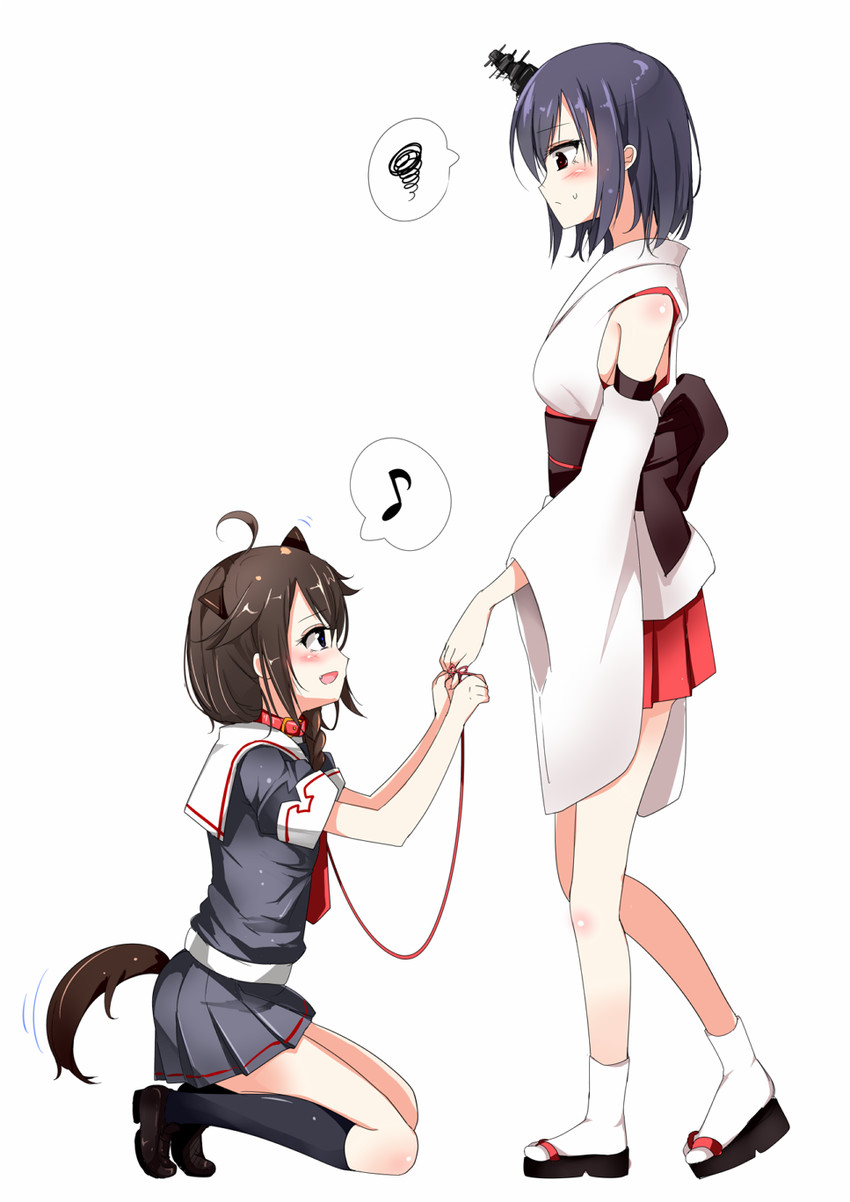 shigure, shigure kai ni, and yamashiro (kantai collection) drawn by kotonoha_suzu