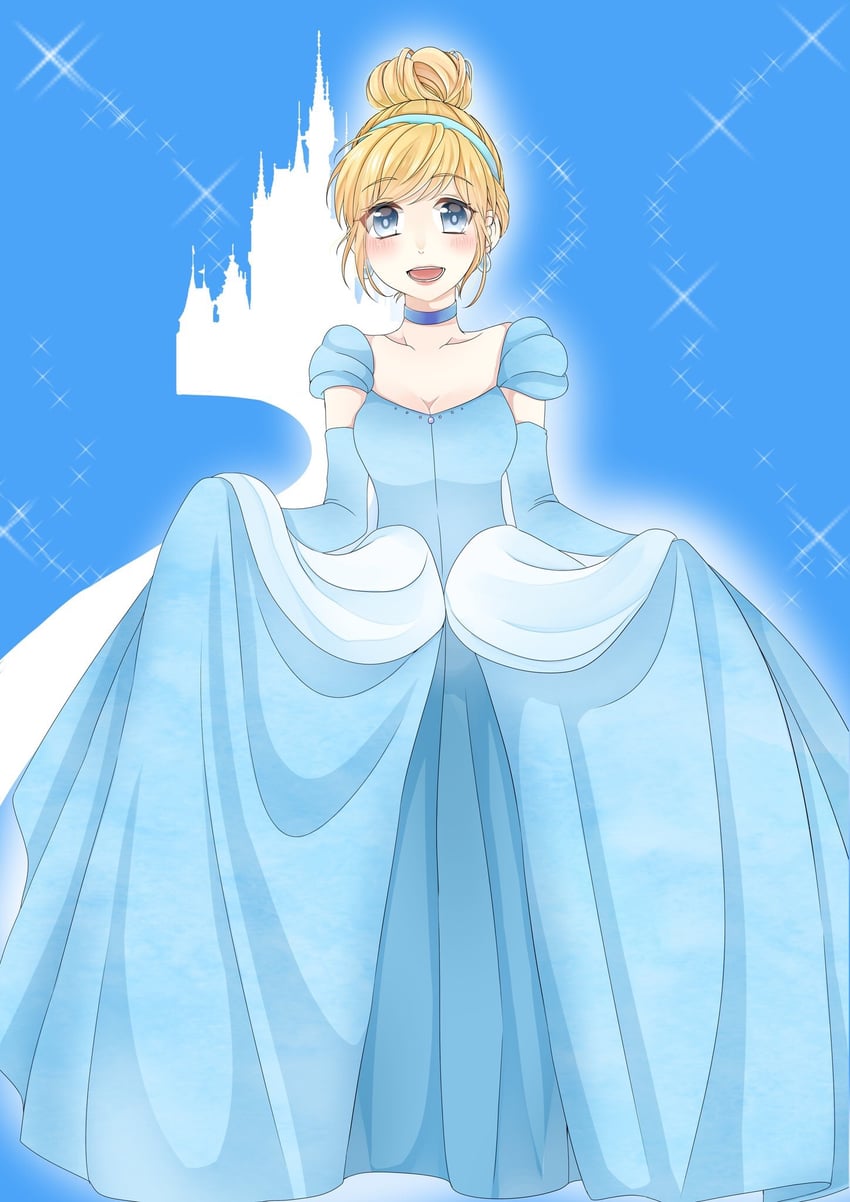 cinderella (cinderella) drawn by yuzuca_(trickster4594)