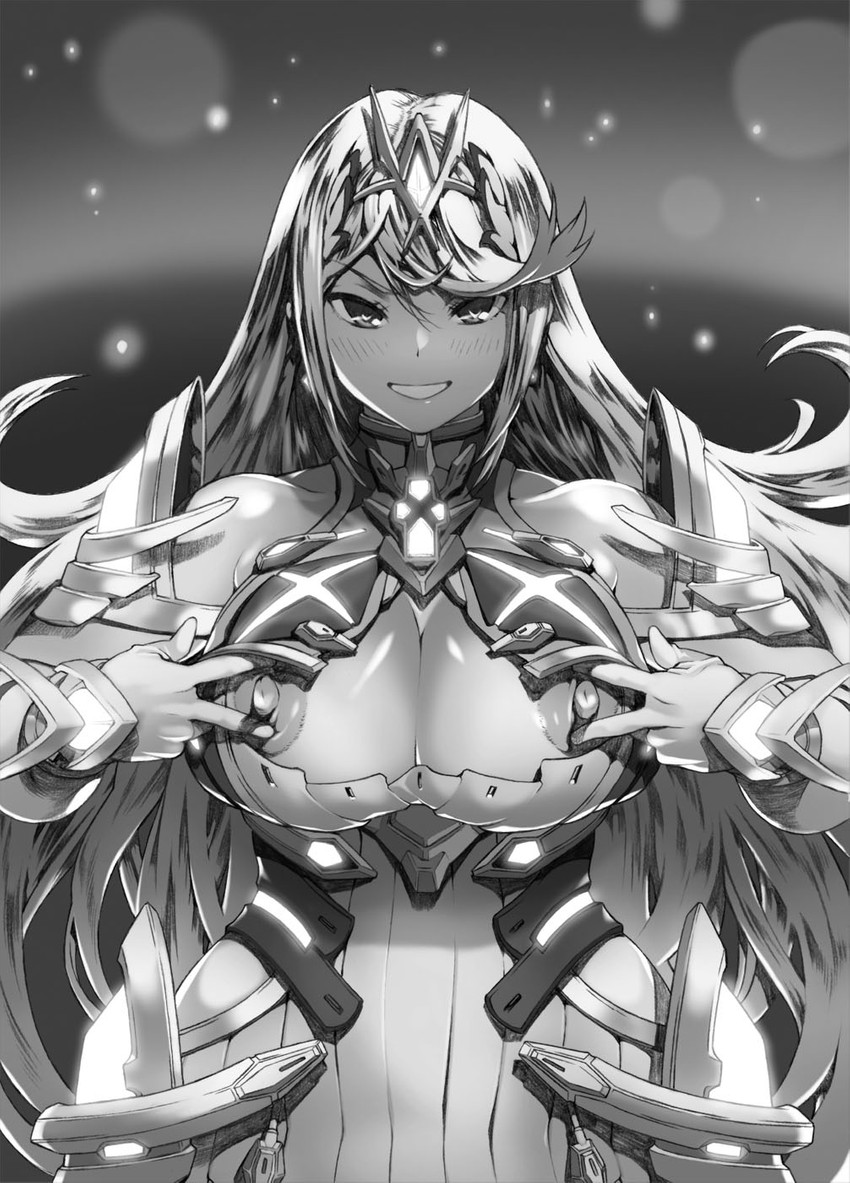 mythra (xenoblade chronicles and 1 more) drawn by kei_(bekei)
