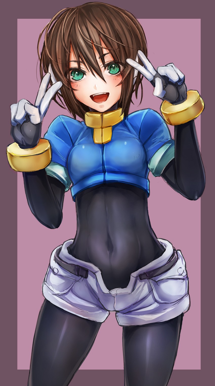 aile (mega man and 1 more) drawn by taishi_(picchiridou)