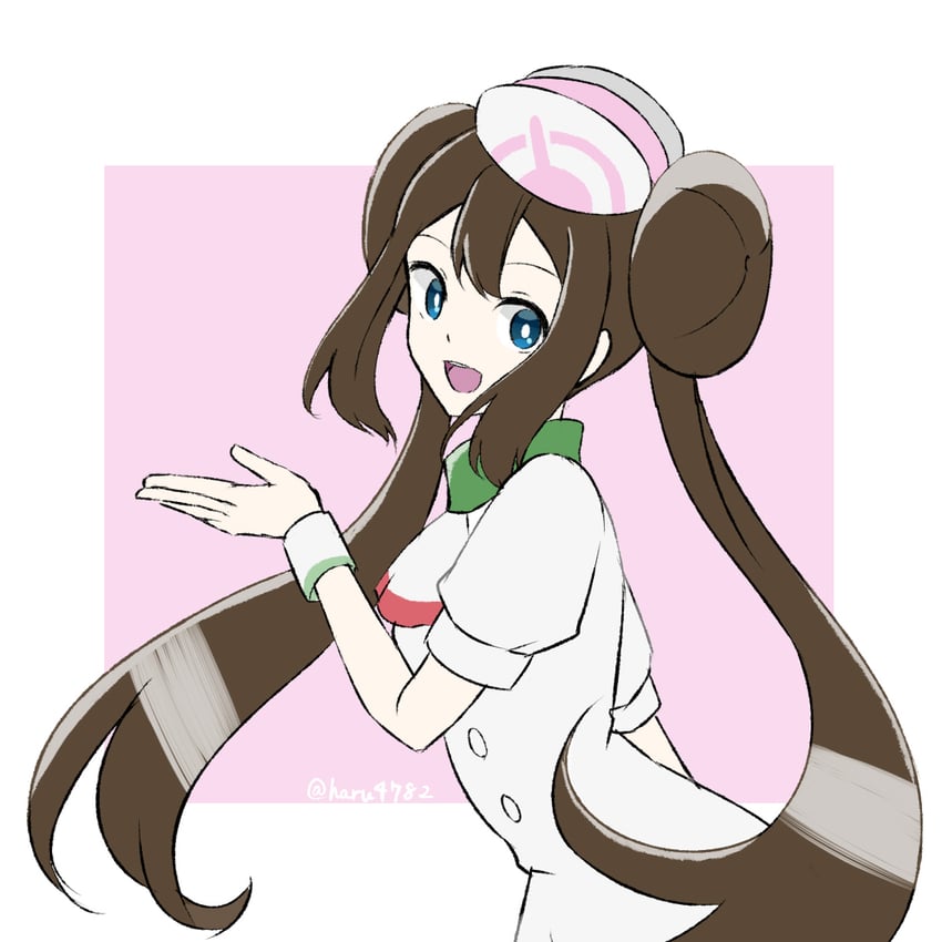 rosa (pokemon and 1 more) drawn by haru_(haru4782)