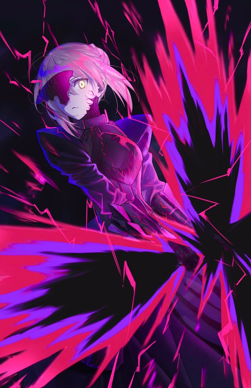 artoria pendragon and saber alter (fate and 2 more) drawn by nipi27