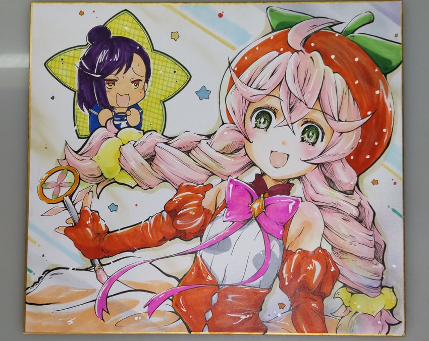 berry blossom and date chizuko (acro trip) drawn by kurosaki_mairi