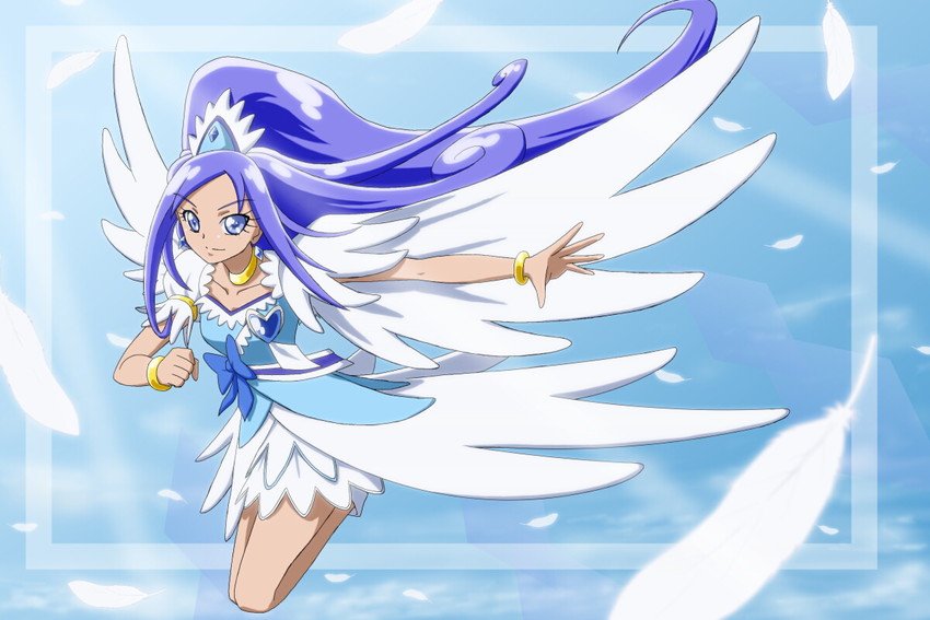 hishikawa rikka and cure diamond (precure and 1 more) drawn by moritakusan