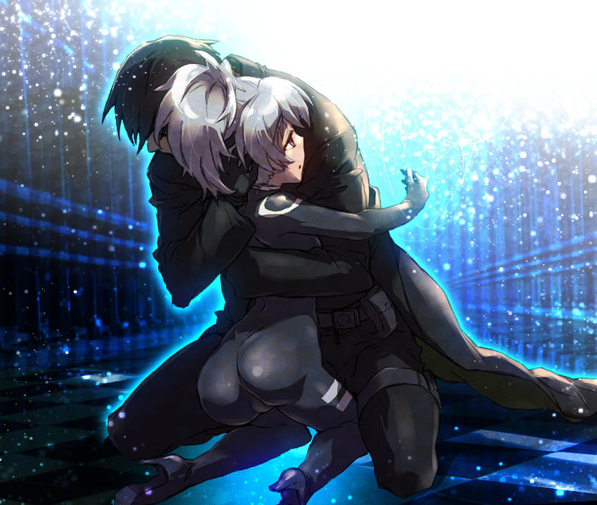 yin and hei (darker than black) drawn by james_hotate