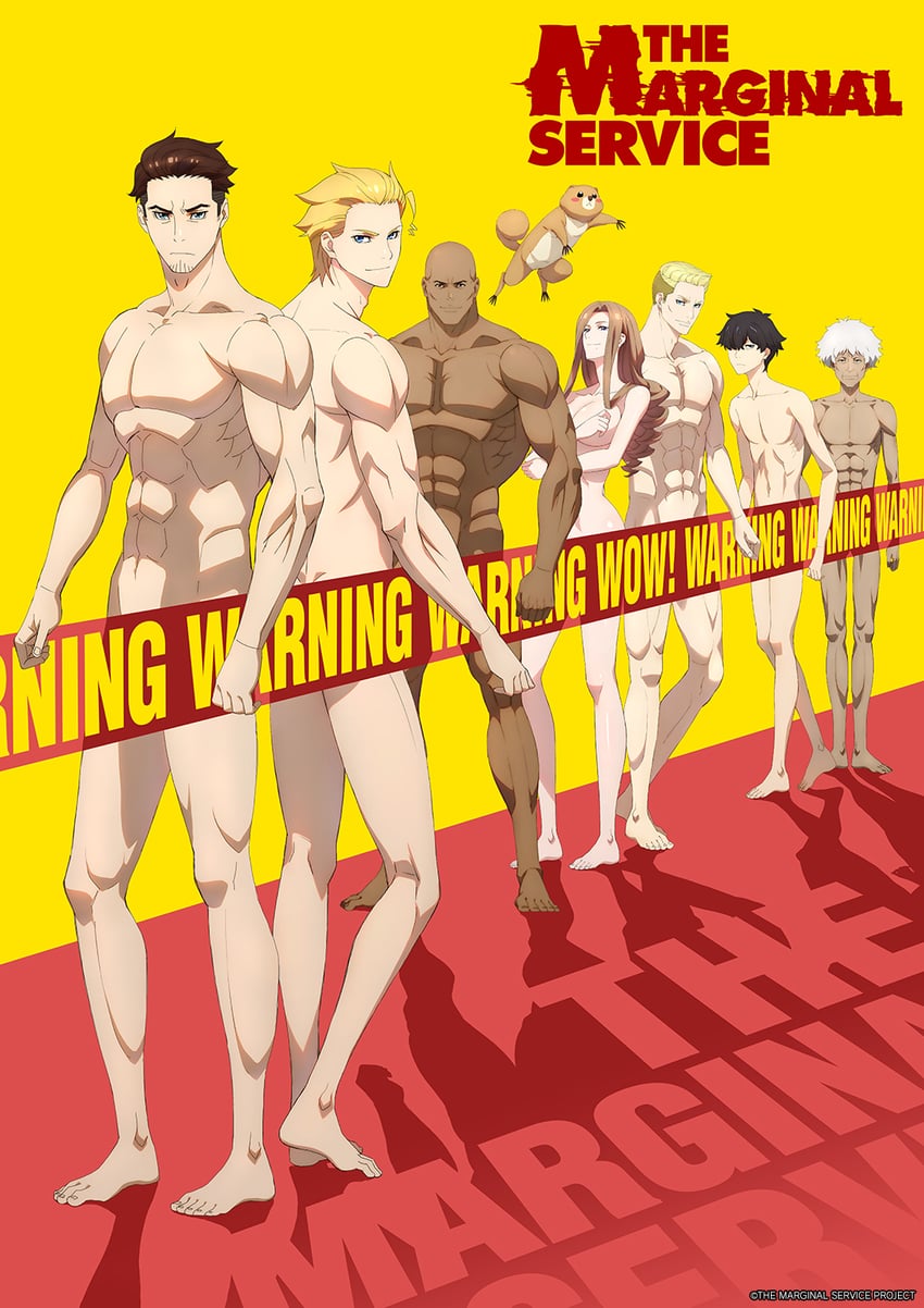 lyra candeyheart, robin timbert, bolts dexter, zeno stokes, brian nightraider, and 3 more (the marginal service) drawn by kosakai_yoshio