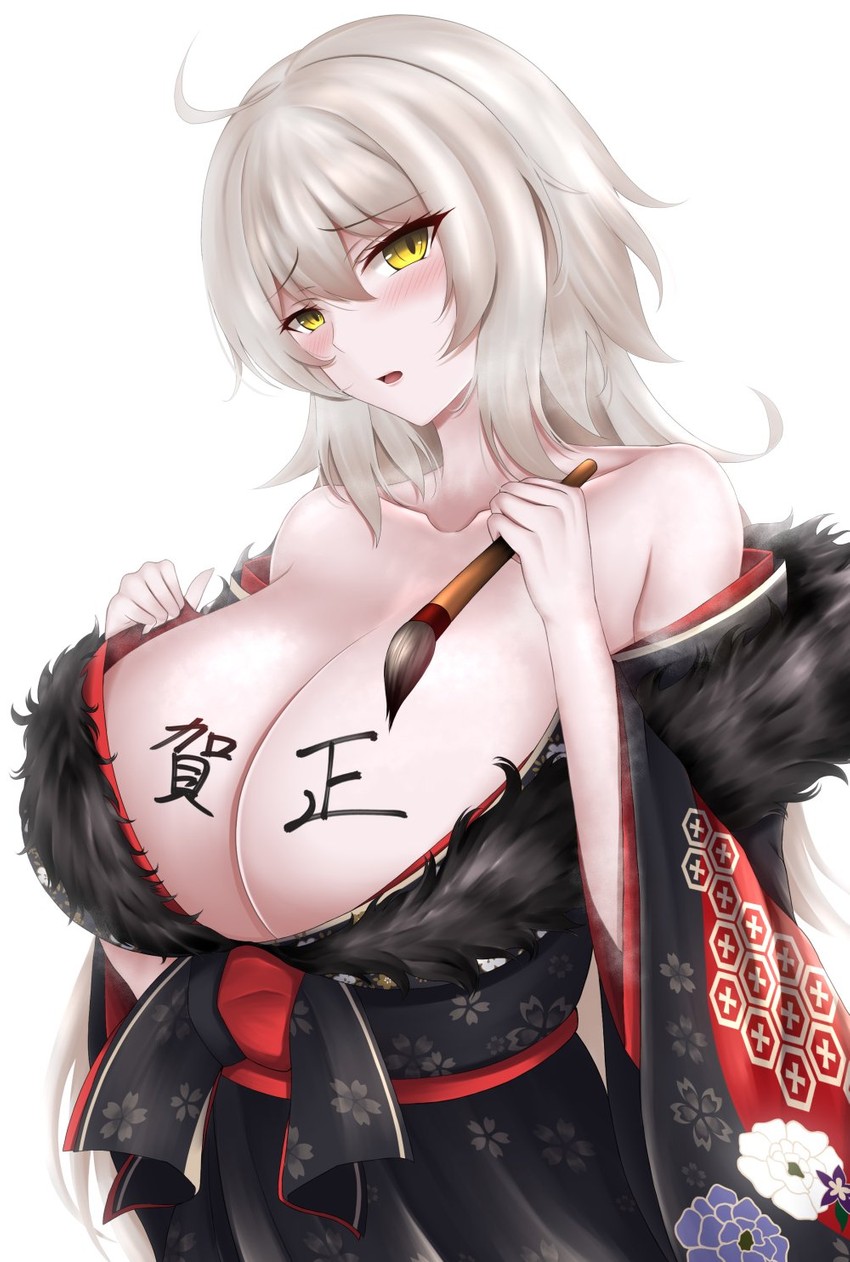 jeanne d'arc alter (fate and 1 more) drawn by isawo_(lucanus19)