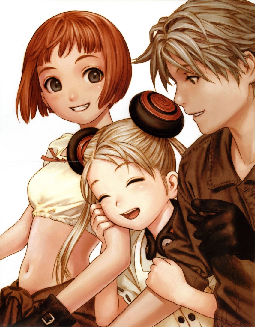 lavie head, alvis hamilton, and claus valca (last exile) drawn by murata_range
