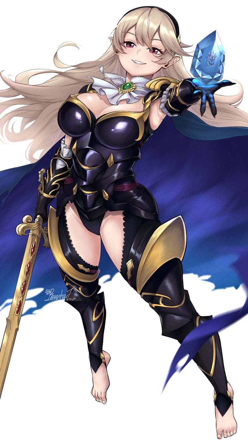 female corrin (fire emblem and 2 more) drawn by ravenhart
