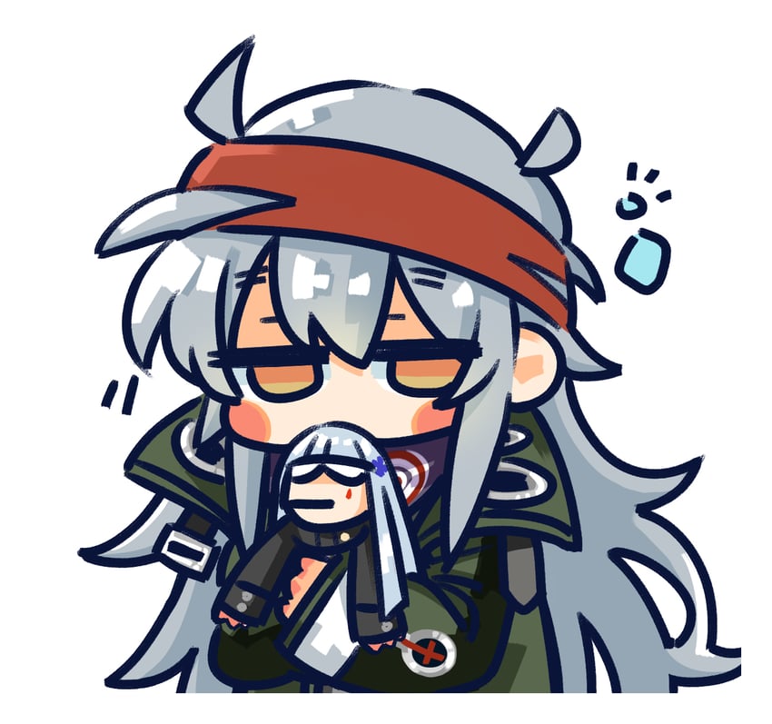hk416 and g11 (girls' frontline) drawn by su_xiao_jei