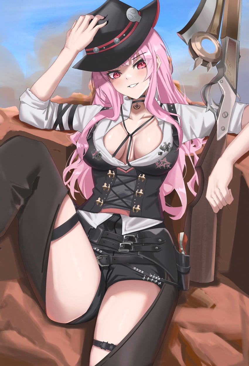 mori calliope (hololive and 1 more) drawn by yobi_(ybpac18)