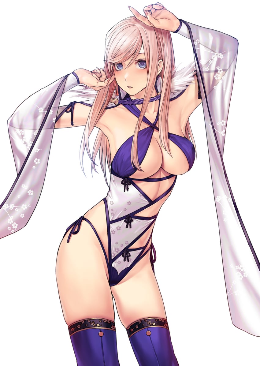 miyamoto musashi (fate and 1 more) drawn by applekun
