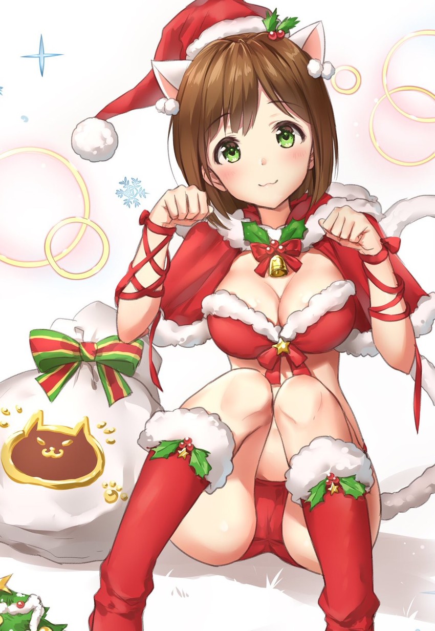 maekawa miku (idolmaster and 1 more) drawn by takeashiro