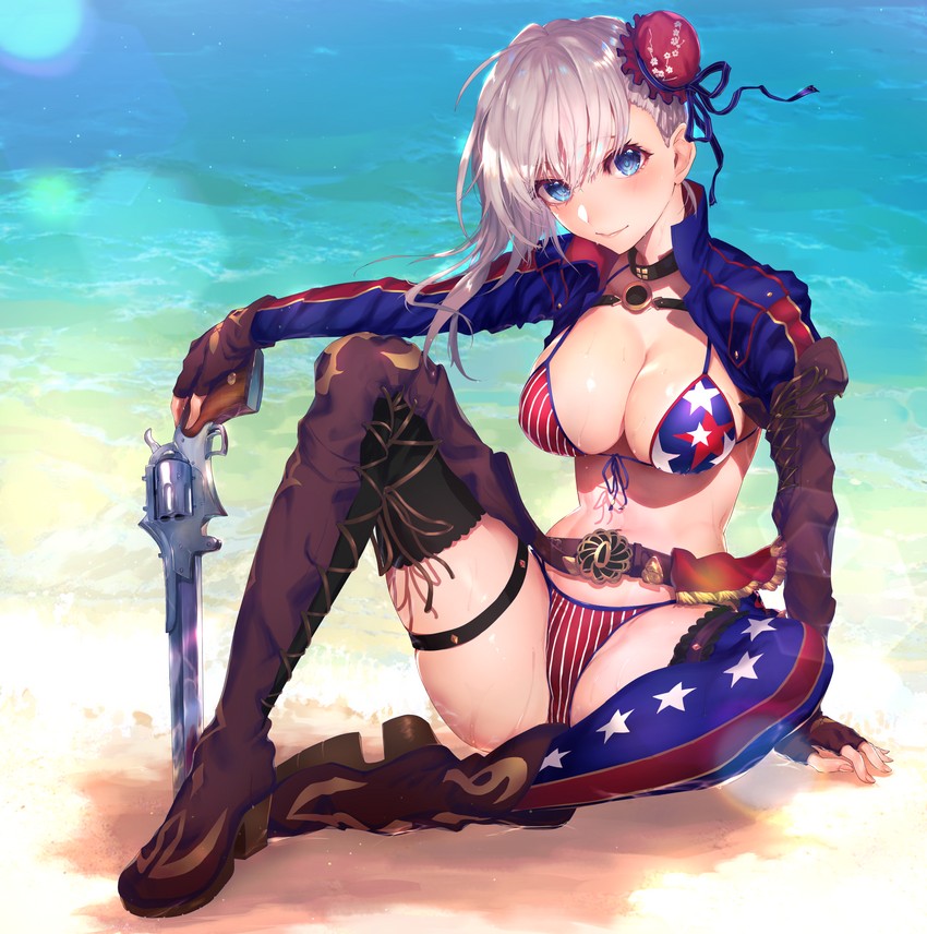 miyamoto musashi (fate and 1 more) drawn by nijimaarc