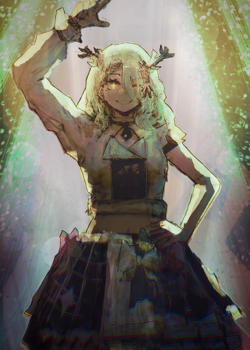 ceres fauna (hololive and 1 more) drawn by antsplorer