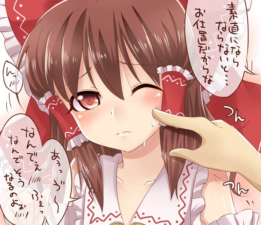 hakurei reimu (touhou) drawn by haruki_(colorful_macaron)