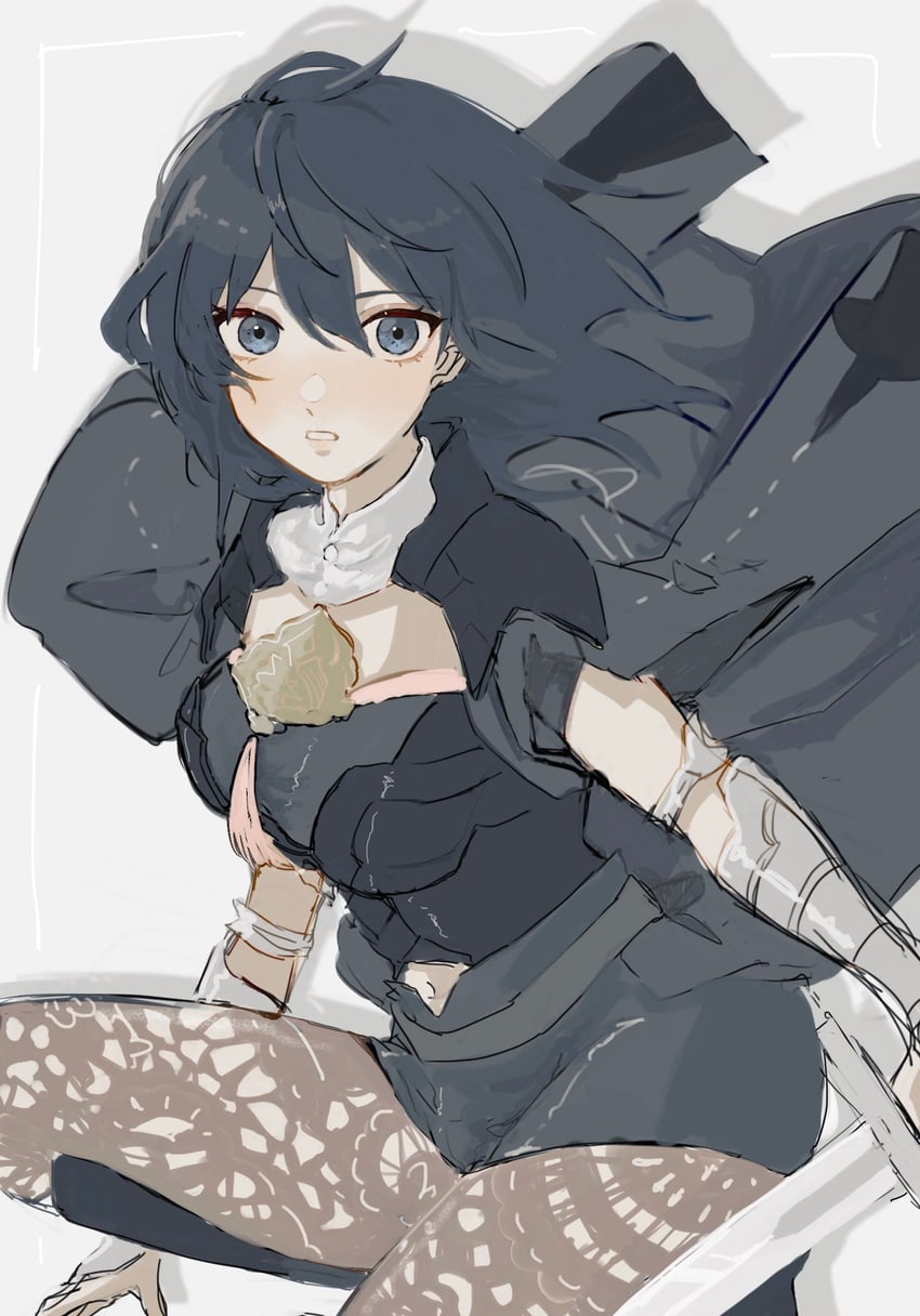 female byleth (fire emblem and 2 more) drawn by m0a7e
