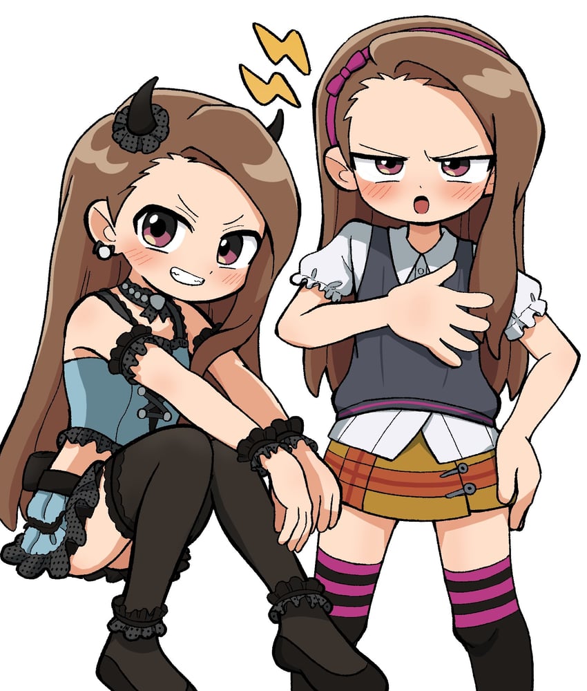 minase iori (idolmaster and 2 more) drawn by fis_(t83192933)