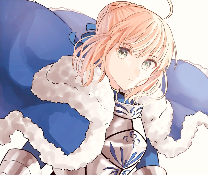 artoria pendragon and saber (fate and 2 more) drawn by lq_saku