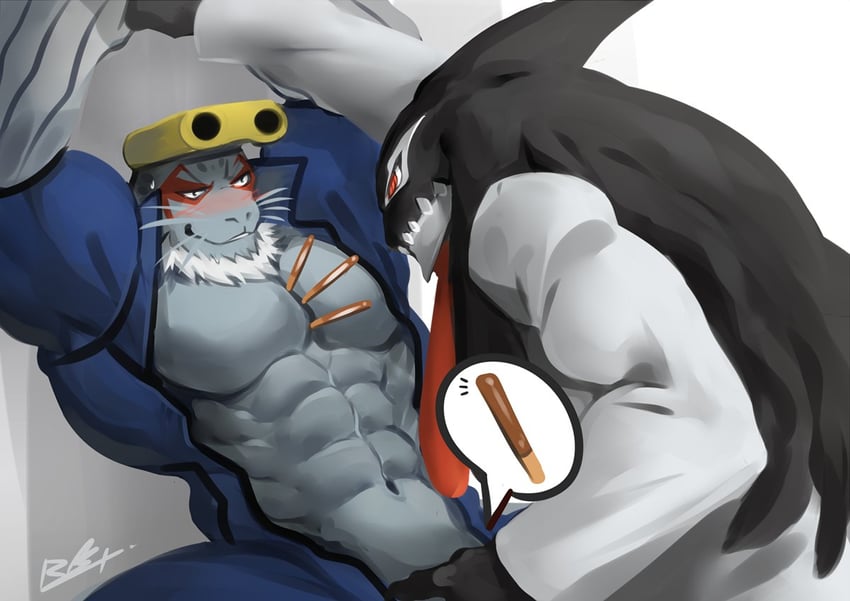 selkie and gang orca (boku no hero academia) drawn by rabbity_art