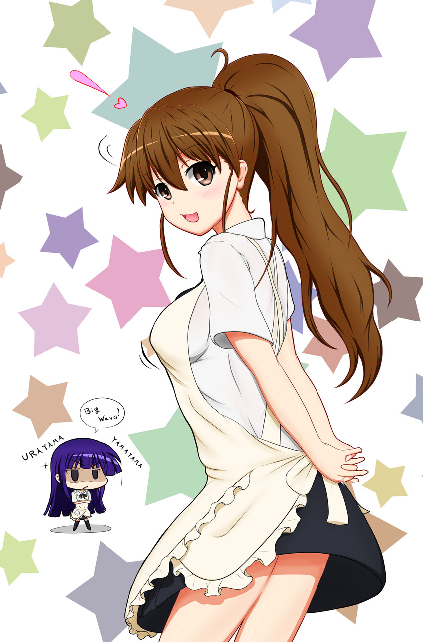 taneshima popura and yamada aoi (working!!) drawn by tom-ani