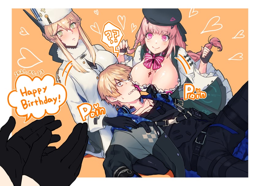lee, bianca, ayla, lee: entropy, ayla: brilliance, and 1 more (punishing: gray raven) drawn by sachiko_y