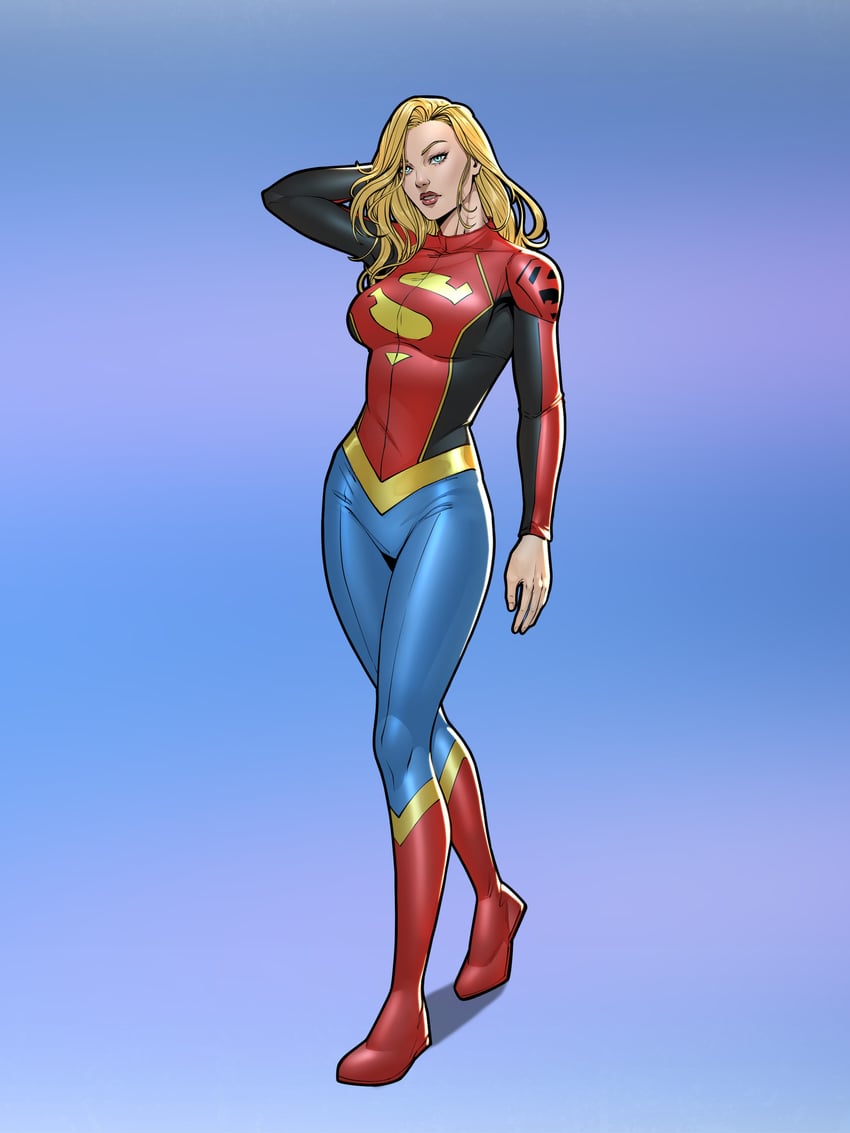 supergirl (dc comics and 1 more) drawn by invictarex