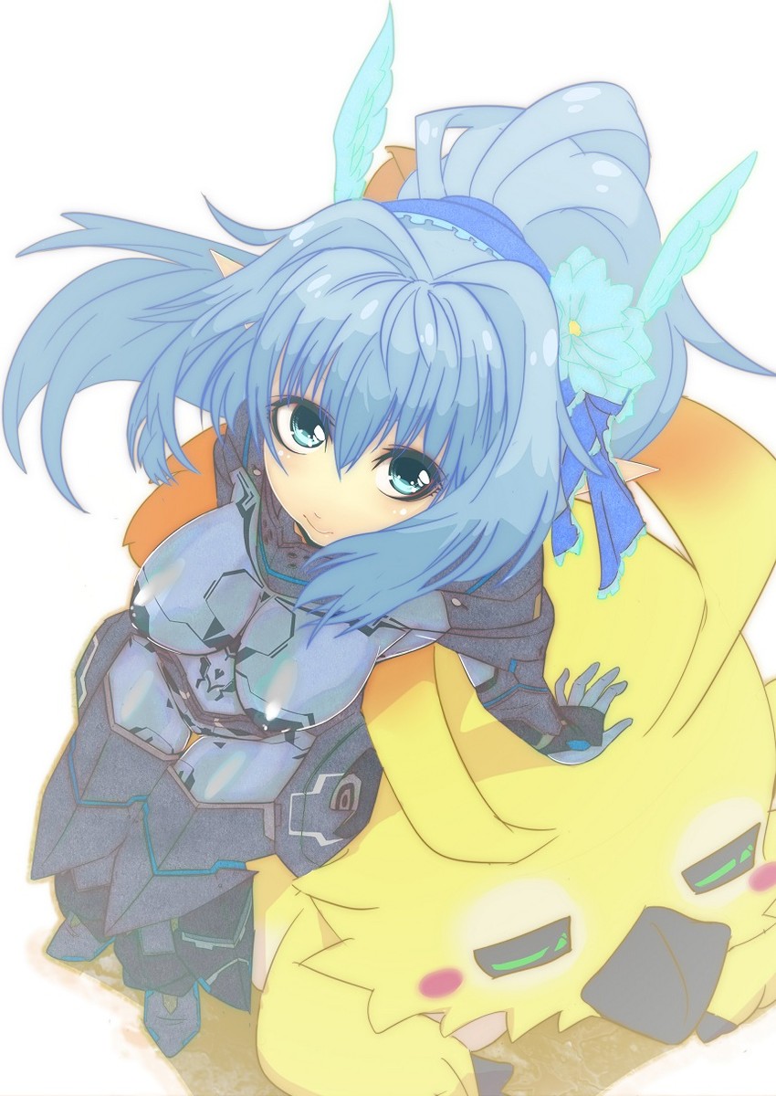 zelsius and rappy (phantasy star and 1 more) drawn by wisespeak