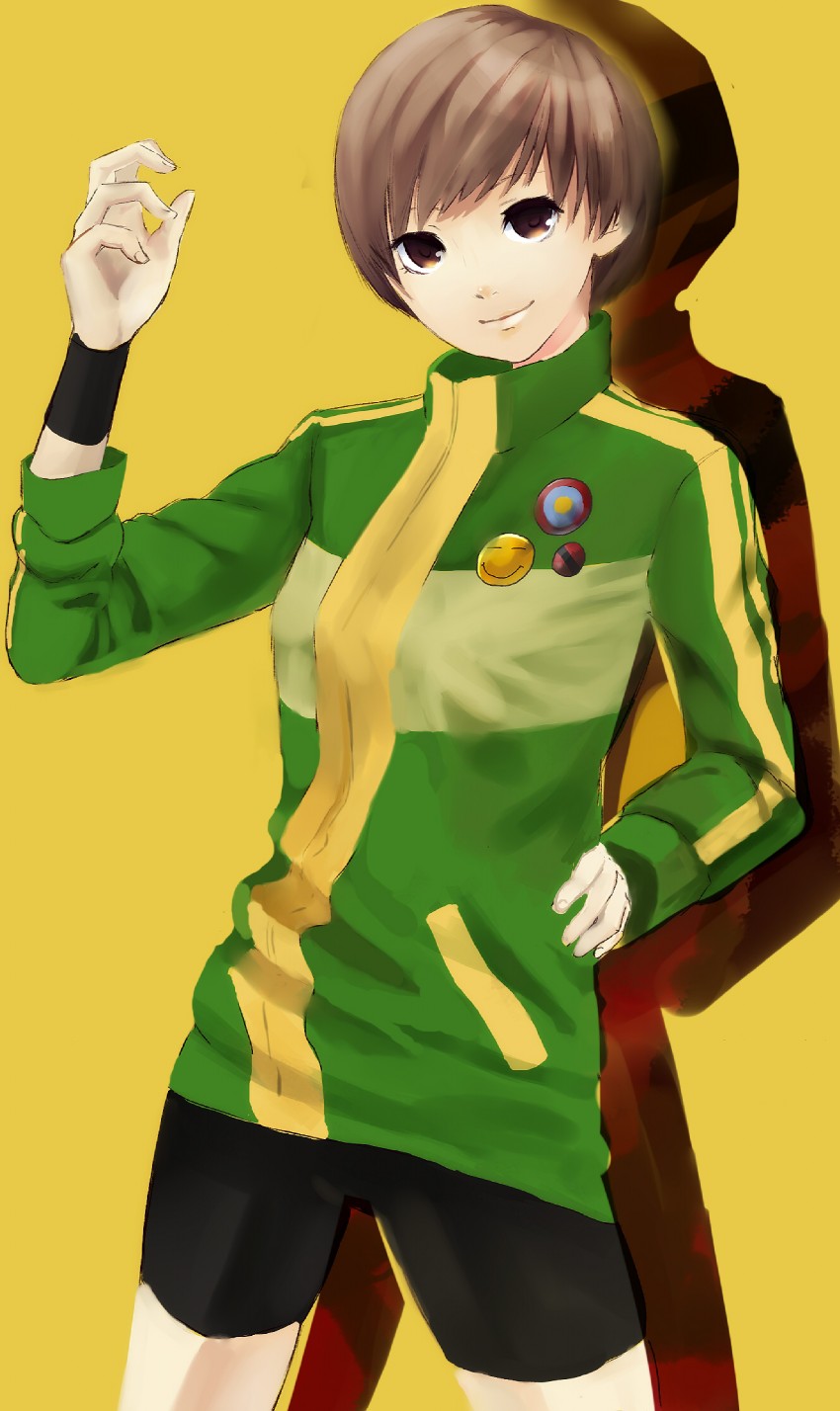 satonaka chie (persona and 1 more) drawn by neko_ga_aruku