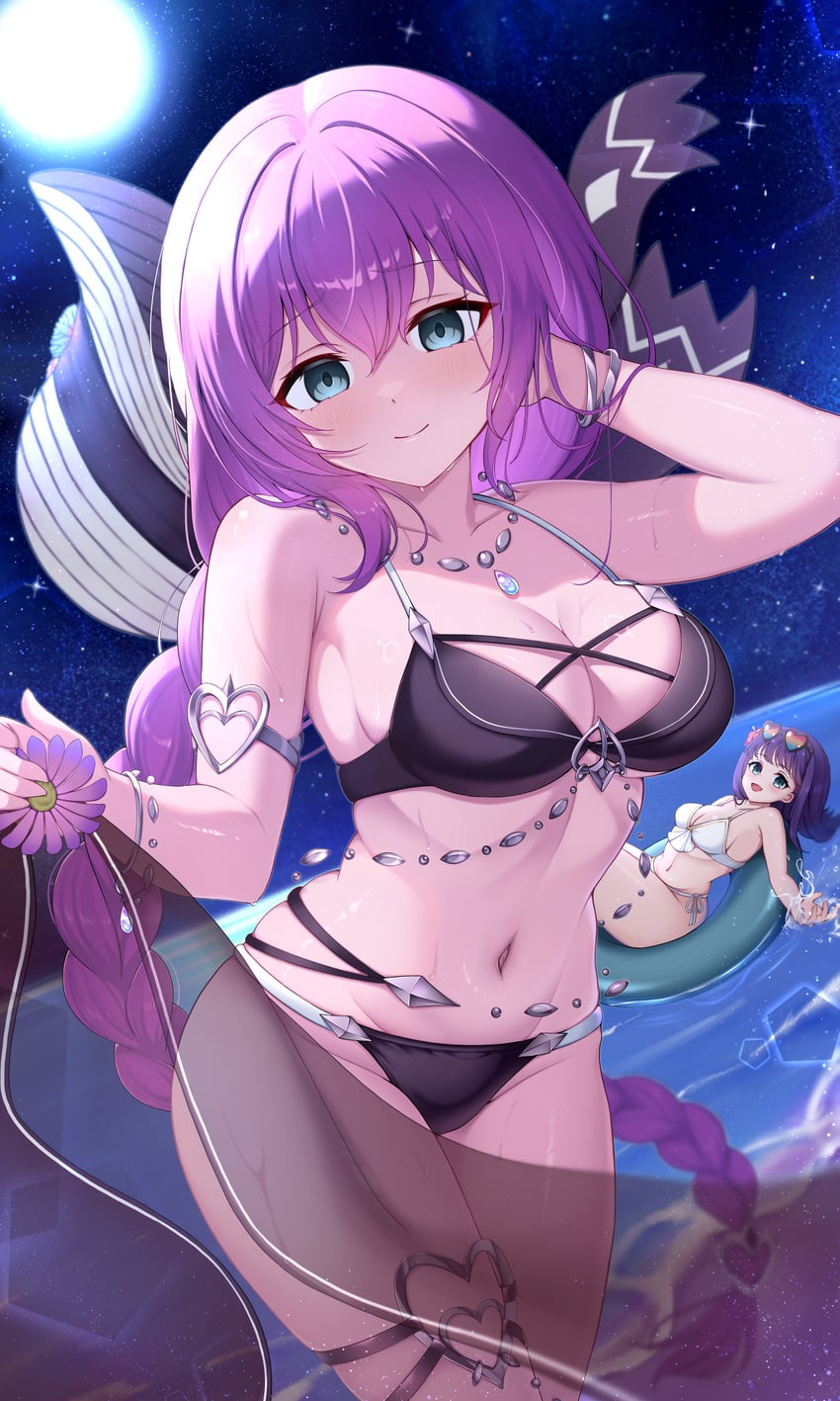 misora and eris (princess connect!) drawn by sen_chan_(akane1023)