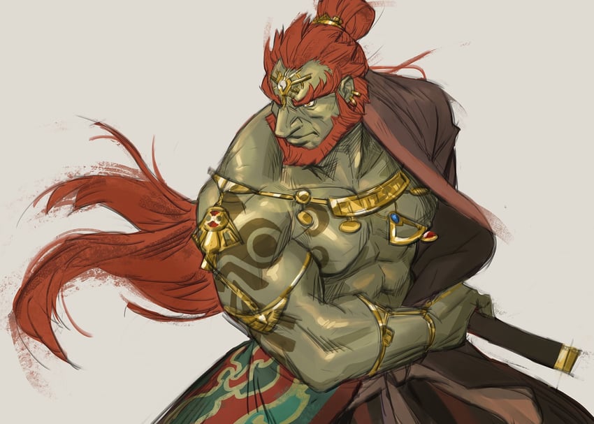 ganondorf (the legend of zelda and 1 more) drawn by nick300