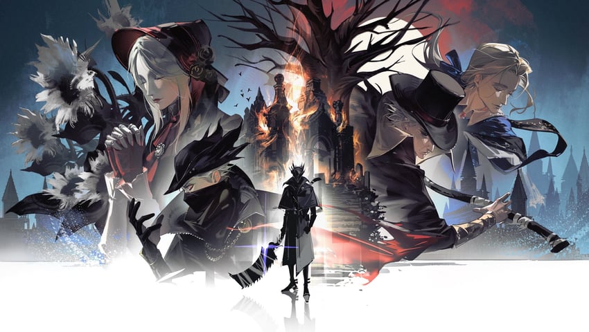 hunter, plain doll, and gehrman the first hunter (bloodborne) drawn by sd2190392804