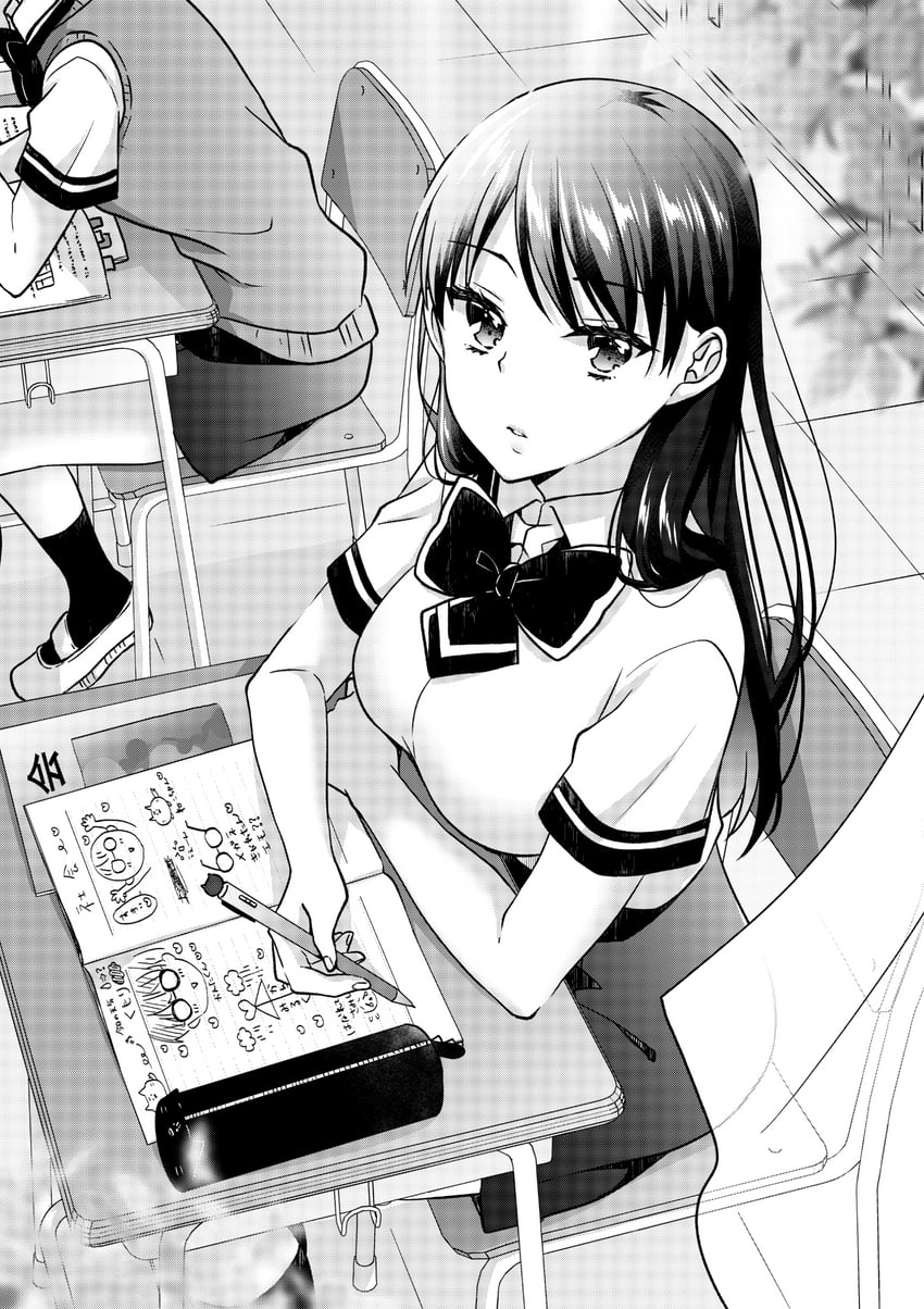 kawai miruku and date kanta (ice cream kanojo) drawn by kuune_rin