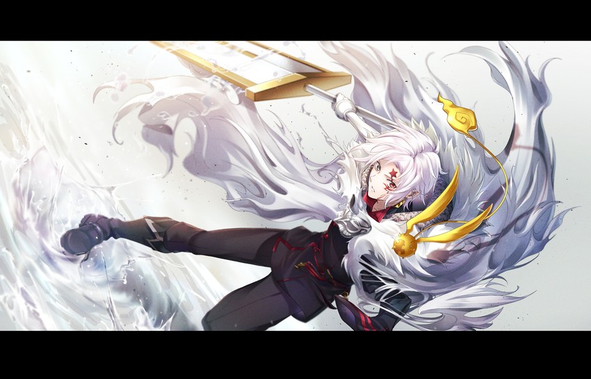 allen walker and timcanpy (d.gray-man) drawn by fukuzawa_yukichi_(egoist867)