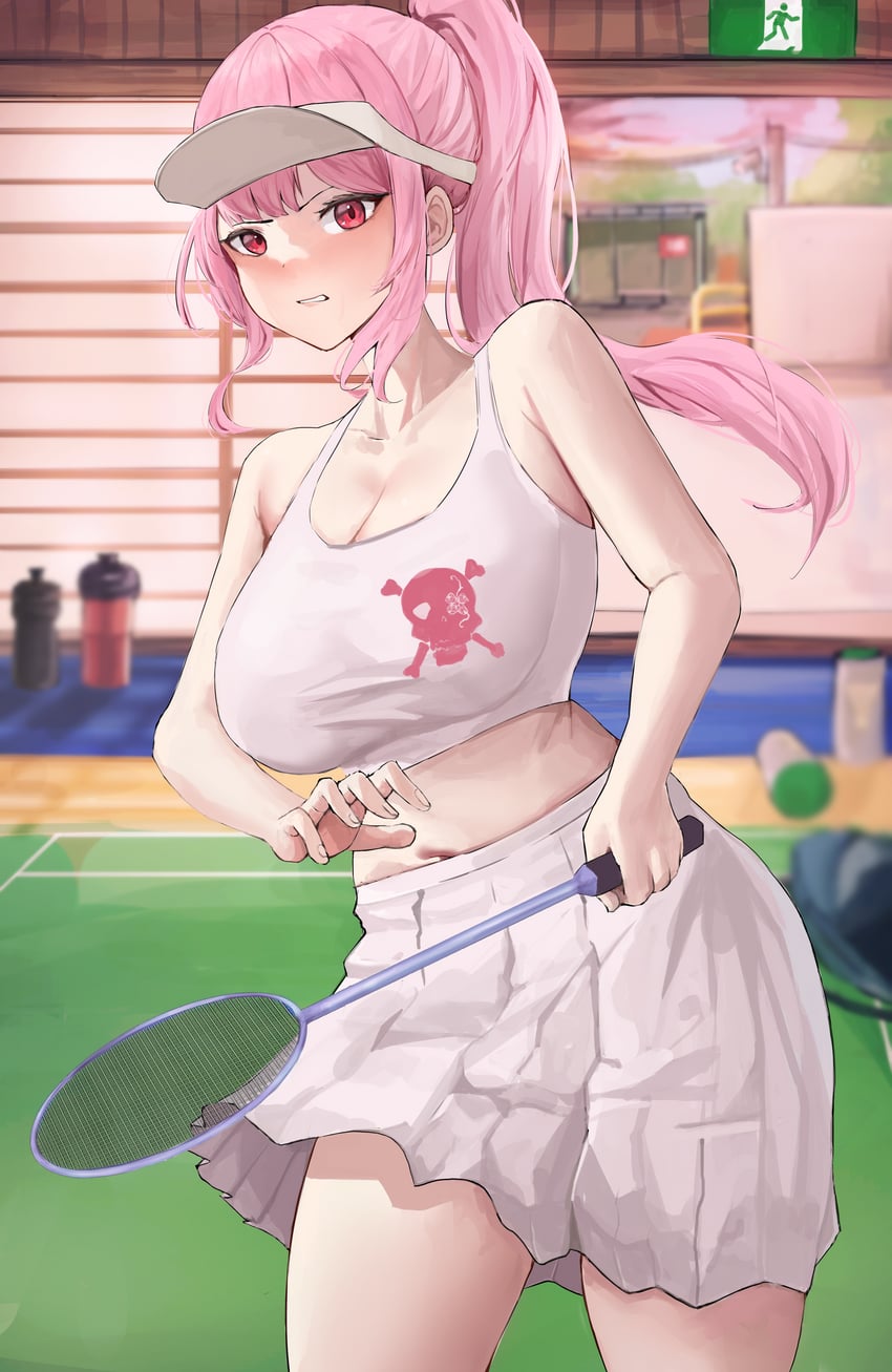 mori calliope (hololive and 1 more) drawn by crpx015