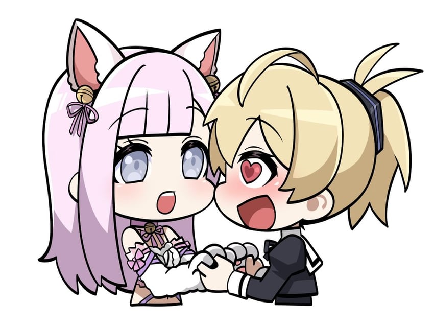 ando tazusa, izumo saki, and tsumugi risa (assault lily and 1 more) drawn by kzu_(kougami)