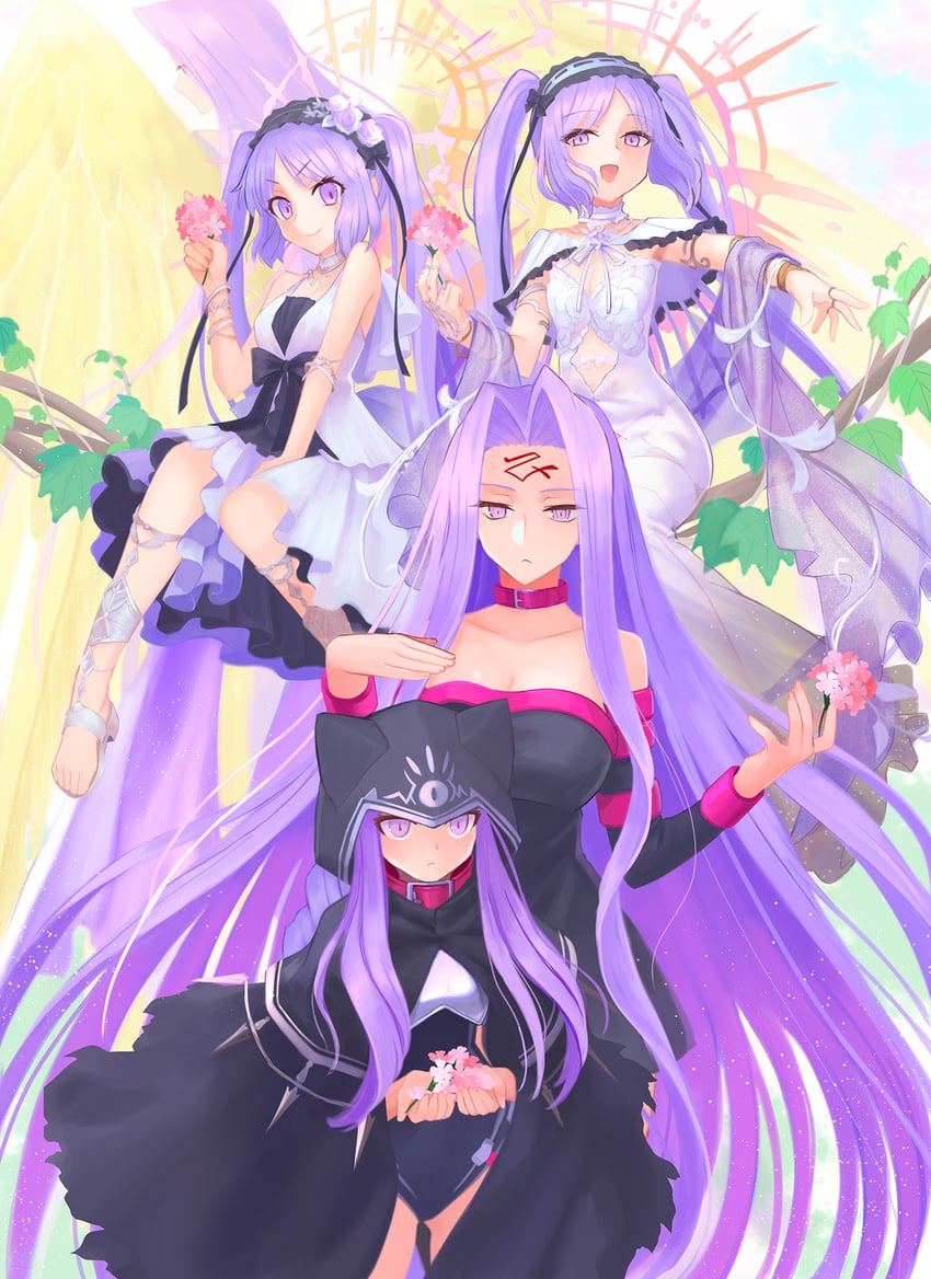 medusa, euryale, stheno, and gorgon (fate and 1 more) drawn by mootie