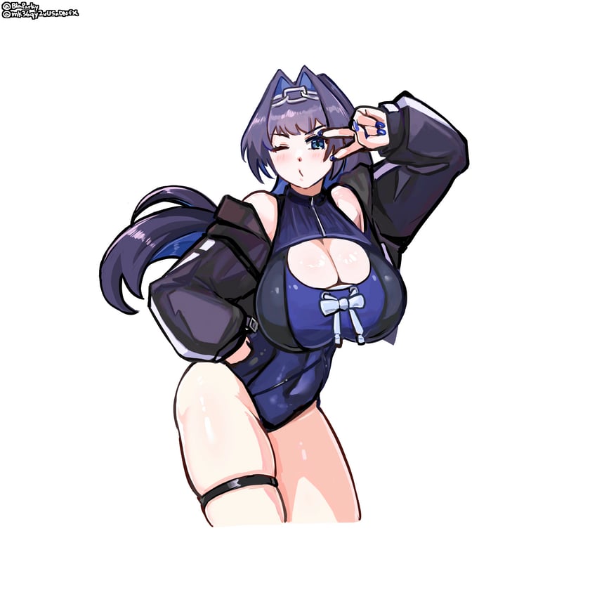 ouro kronii (hololive and 1 more) drawn by blaparky