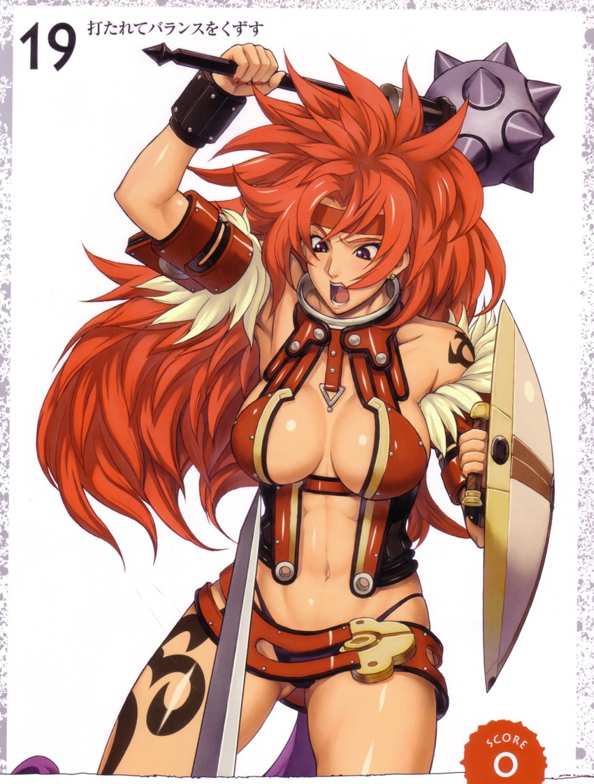 risty and wilderness bandit risty (queen's blade) drawn by eiwa