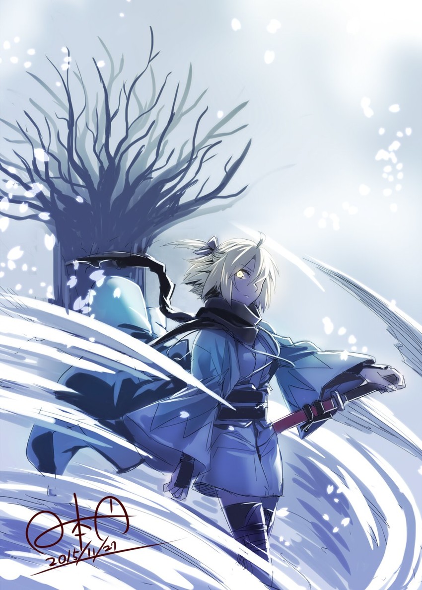 okita souji (fate and 1 more) drawn by hinomoto_madoka