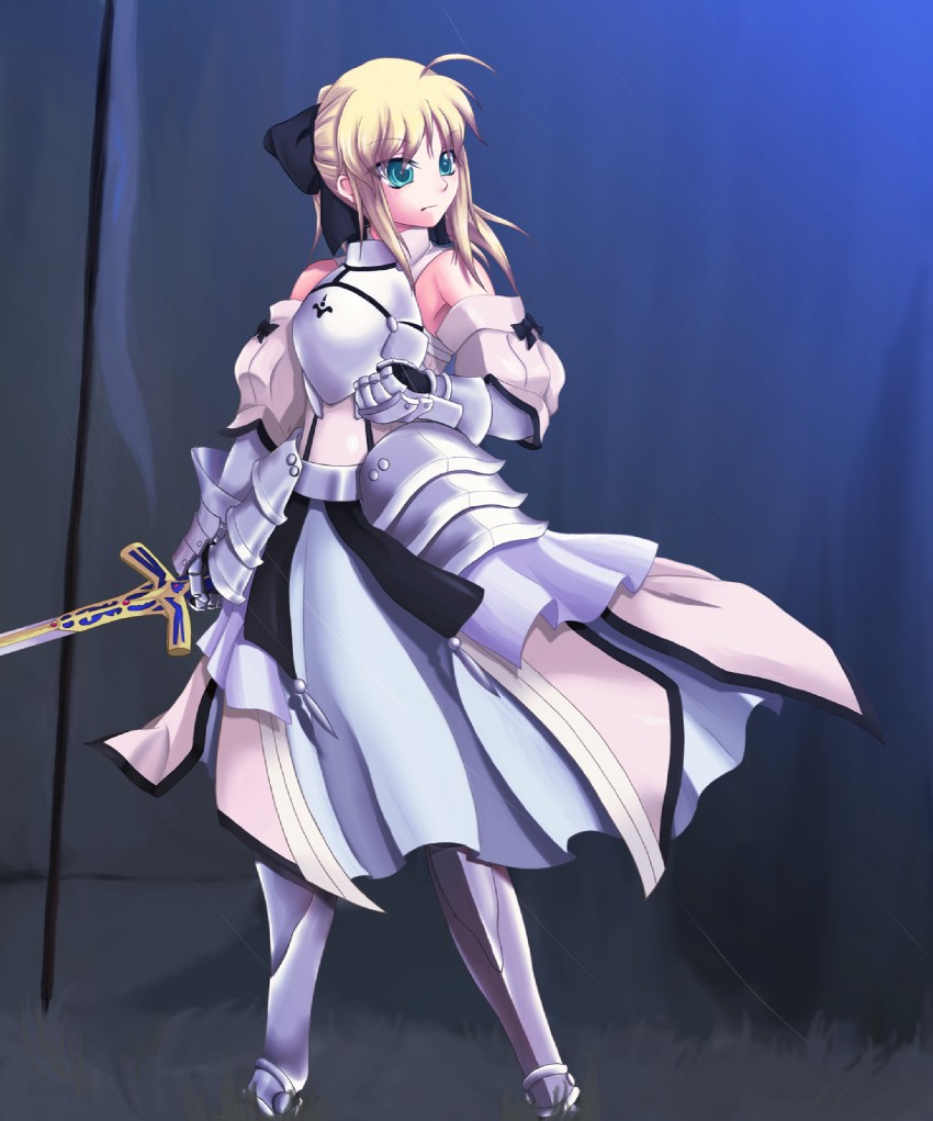 artoria pendragon and saber lily (fate and 1 more) drawn by ichirou