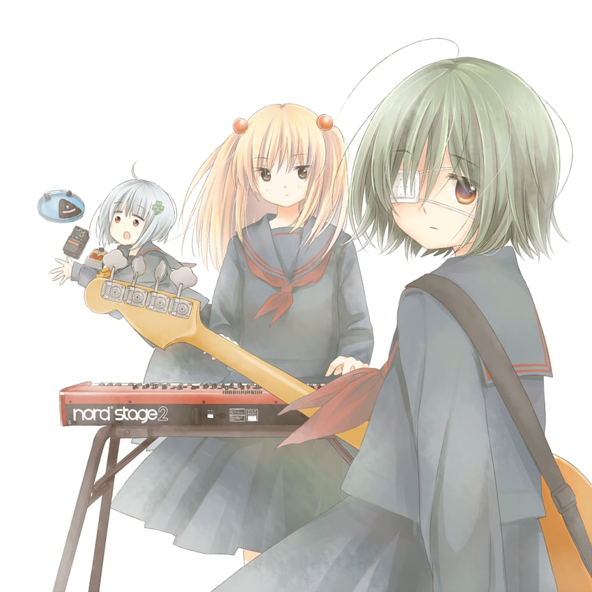 lala, kenban musume, and jishou imouto (lalavoice and 1 more) drawn by matsuda_hikari