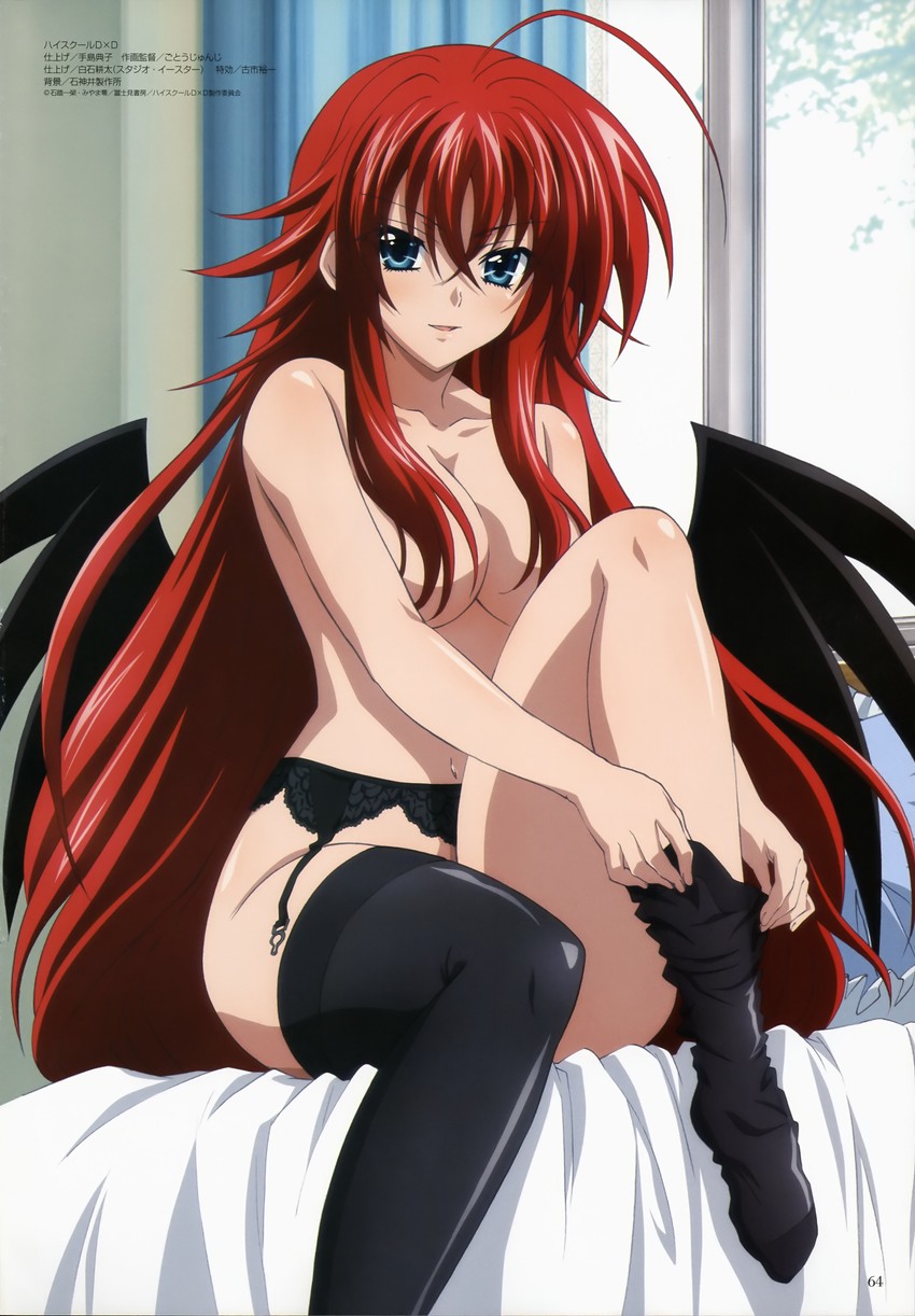 rias gremory (high school dxd and 1 more) drawn by teshima_noriko