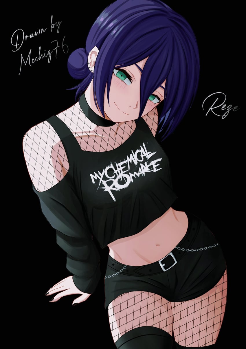 reze (chainsaw man and 1 more) drawn by mccheese