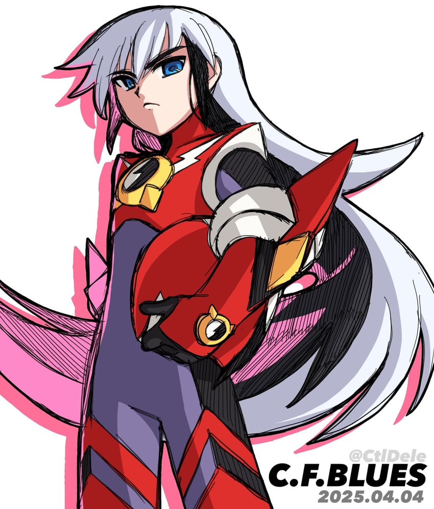 protoman.exe and eugene chaud (mega man and 1 more) drawn by ctldele