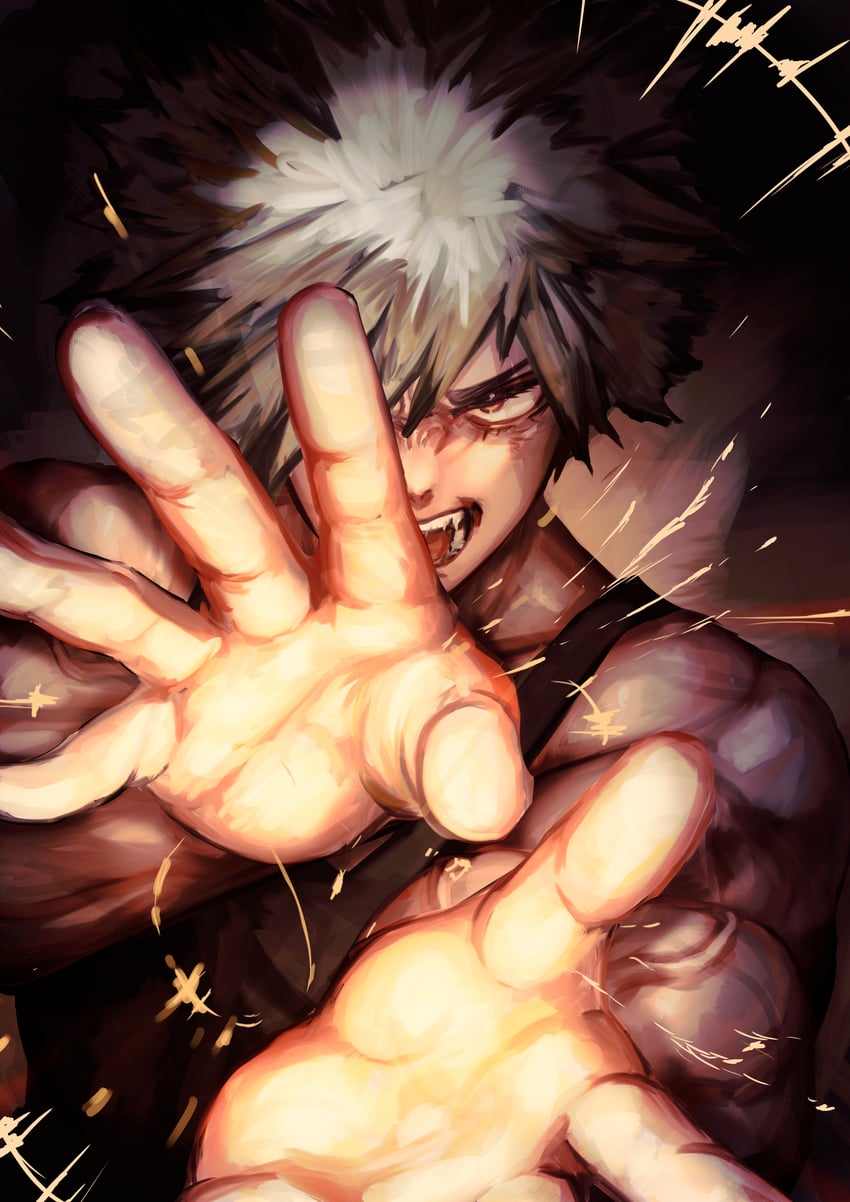 bakugou katsuki (boku no hero academia) drawn by soleil_(soleilmtfbwy03)