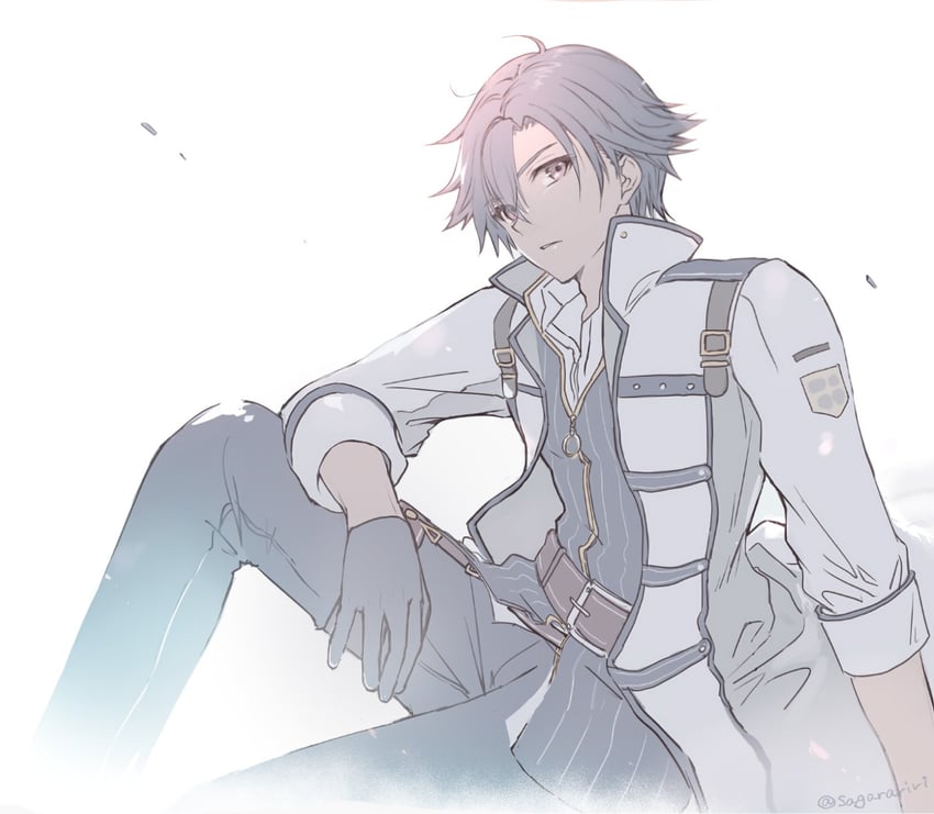 rean schwarzer (eiyuu densetsu and 3 more) drawn by sagara_riri