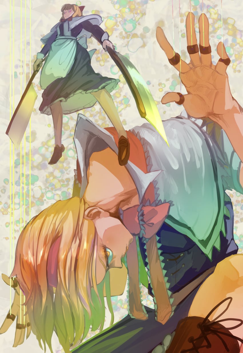 alice margatroid and shanghai doll (touhou) drawn by hotoke_party
