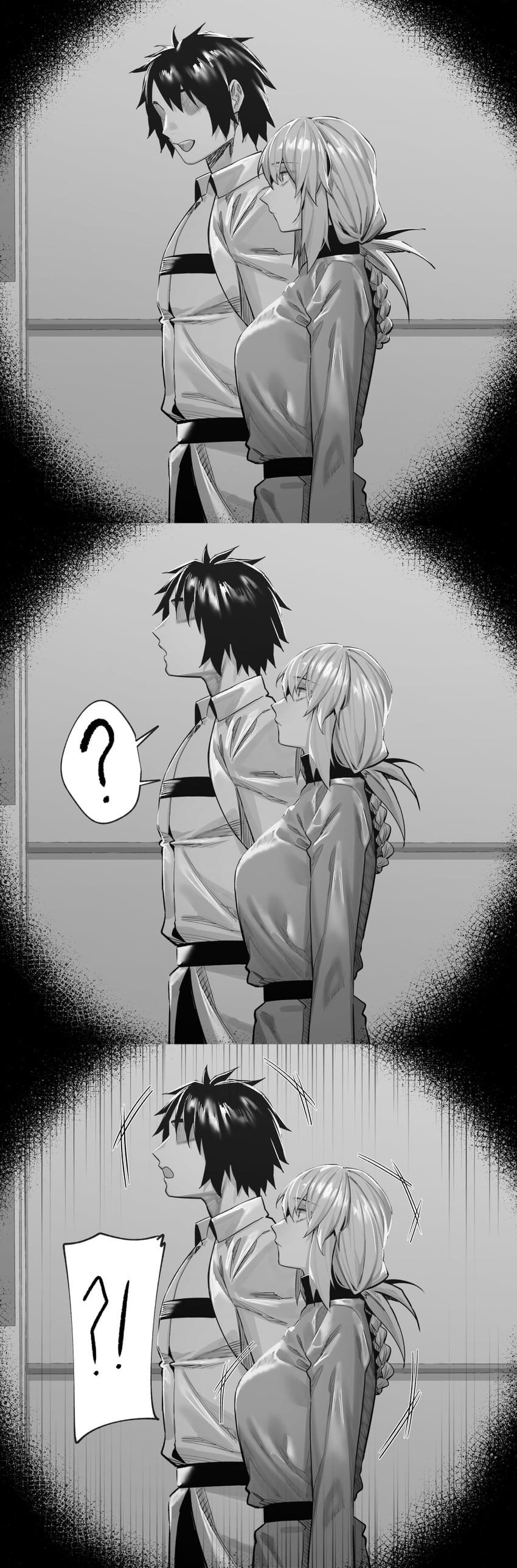 fujimaru ritsuka and florence nightingale (fate and 1 more) drawn by hxd