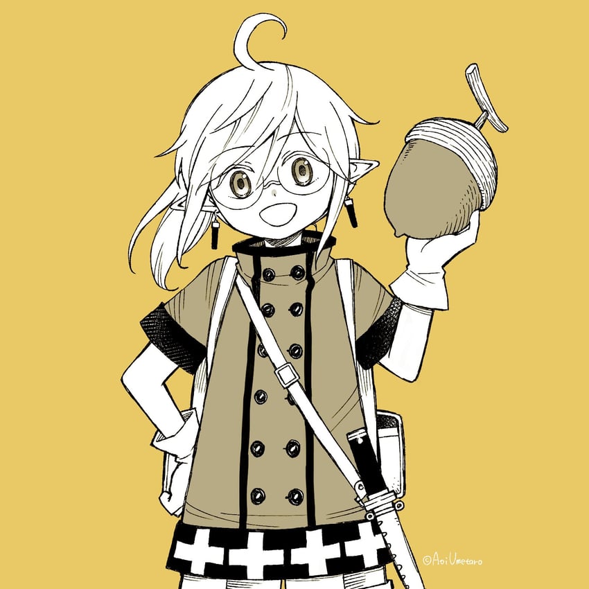 magritte (elf to shuryoushi no item koubou) drawn by aoi_umetaro